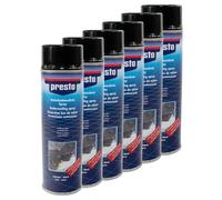 Presto Gbstv Protezione Pavimento 6x 500 ML Spray Bitume Nero DC306017 Paramassi
