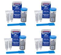 Presto Haftstahl 4x 125g Adesivo Metallico Metallo Liquido Colla Guarnizione