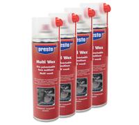 Presto Multi Wax 4x 500 ML Cera Spray Protezione Corrosione Dalla Ruggine 432125