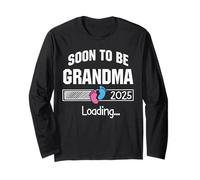 Presto per essere nonna 2025 Caricamento Promosso a Nonna Apparel Maglia a Manica