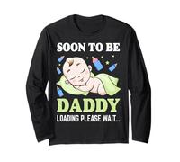 Presto per essere papà Caricamento Si prega di attendere l'annuncio di gravidanza Maglia a Manica