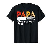 Presto per Essere Papa Promosso a papà EST 2027 Padri Giorno Maglietta