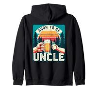 Presto per Essere Zio, Presto sarà Il Nuovo Futuro Zio Felpa con Cappuccio