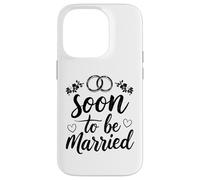 Presto per sposarsi 2025 Sposa e sposo Coppie fidanzate Custodia per iPhone 14 Pro