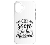 Presto per sposarsi 2025 Sposa e sposo Coppie fidanzate Custodia per iPhone 16