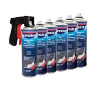 Presto Protezione Pavimento 6 X 500 ML Paramassi Spray Nero Con Manico Pistola