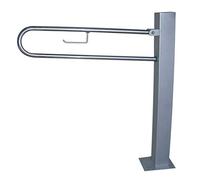 PrestoEquip Barra di appoggio ribaltabile Pavimento Inox 175 68175 Inox Bianco