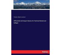 Preston Albert Differential and Integral Calculus for Technical Sch (Tascabile)