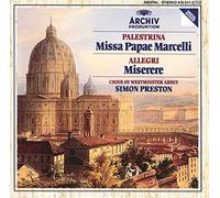 Preston/Choir Of Westminster Abbey - Missa Papae Marcelli (+ Allegri: Miserere)