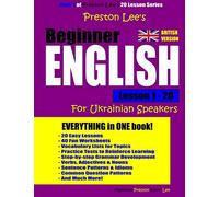 Preston Lee's Beginner English Lesson 1 - 20 For Ukrainian Speakers (British)