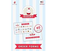 Pretend Bakery Shop Order Forms (US Edition): Ready-to-Cut Bakery Order Forms (Food, Drinks & Frozen Treats) for Fun and Creative Kids | Itz for Kidz