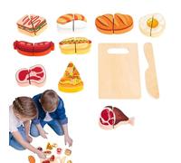 Pretend Food Set, Skill Kit, Early Learning Activity Pack, Cognitive Development Game, Hand Eye Coordination Toy, Creative Training Tool for Children, Students, Daycare, School, Indoor Use