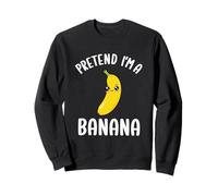 Pretend I'm A Banana Kids Funny Banana Costume di Halloween Felpa