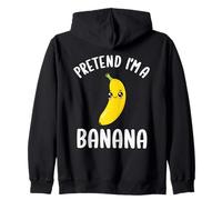Pretend I'm A Banana Kids Funny Banana Costume di Halloween Felpa con Cappuccio
