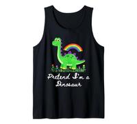 Pretend I'm A Dinosaur Pigro Costume Doodle Canotta