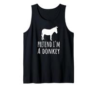 Pretend I'm A Donkey - Carino Spooky Funny Animal Farm Farmer Canotta