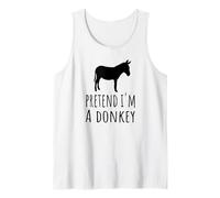 Pretend I'm A Donkey - Carino Spooky Funny Animal Farm Farmer Canotta
