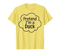 Pretend I'm A Duck Funny Graphic design For Animal Lovers Maglietta