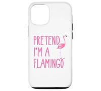 Pretend Im a Flamingo Pink Flamingo Halloween Costume Adult Custodia per iPhone 12/12 Pro
