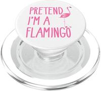Pretend Im a Flamingo Pink Flamingo Halloween Costume Adult PopSockets PopGrip per MagSafe