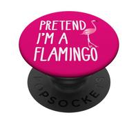 Pretend Im a Flamingo Pink Flamingo Halloween Costume Adults PopSockets PopGrip Adesivo