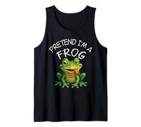 Pretend I'm A Frog Divertente Halloween Uomini Donne Ragazzi Ragazze Bambini Canotta