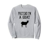 Pretend I'm A Goat - Carino Spooky Funny Animal Farm Farmer Felpa