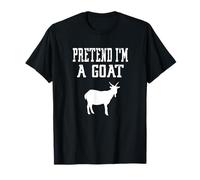 Pretend I'm A Goat - Carino Spooky Funny Animal Farm Farmer Maglietta