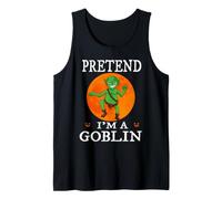 Pretend I'm A Goblin Funny Cartoon Halloween Costume Canotta