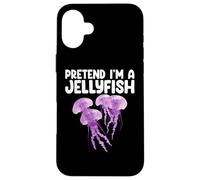 Pretend I'm A Jellyfish Kids Men Women Costume Custodia per iPhone 16 Plus