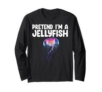 Pretend I'm A Jellyfish Kids Men Women Costume Maglia a Manica