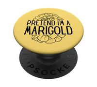 Pretend I'm A Marigold Halloween Costume PopSockets PopGrip Adesivo