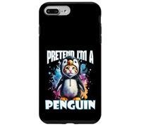 Pretend Im A Penguin Cat Costume Giocoso Identità Umorismo Custodia per iPhone 7 Plus/8 Plus