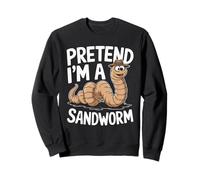 Pretend I'm A Sandworm Divertente Costume spettrale di Halloween Felpa