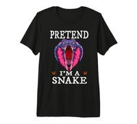 Pretend I'm A Snake Funny Halloween Costume Maglietta Premium