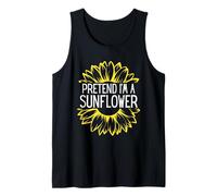 Pretend I'm A Sunflower Easy Halloween Costume Canotta