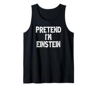 Pretend I'm Einstein Divertente Pigro Facile Costume di Halloween Canotta