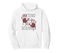 Pretend I'm Mad Scientist Divertente Facile DIY Costume di Halloween Felpa con Cappuccio
