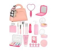Pretend Makeup Kit - Pretend Makeup Play Kit, Fake Make Up Toys | Kids Cosmetic Set For Girls And Boys | Educational Role Play Toy For Creativity, Family Fun, Indoor Playtime, Birthday, Festival, Val