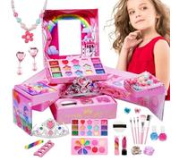 Pretend Play Makeup, Girls Dress Up Toys, Washable Makeup Kit, Cosmetic Beauty Kit, Pretend Makeup Sets, Christmas Makeup Toys, Birthday Makeup Kit, Little Girls Makeup, Girls Beauty Set, Toddler Pret