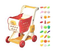 Pretend Play Shopping Cart - Kids Grocery Toy, Kitchen Accessories Set, Interactive Role-Playing Store Game, Educational Fun for Boys Girls | Children Teens Home Playroom Activity, Imagine