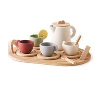 Pretend Play Tea Party Set - Princess Kit | Smooth Edges Miniature Kitchen Accessories - Children Dining Game - Regalo di Natale Idea Imaginative Activity Fun