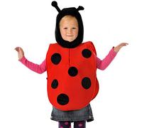 Pretend to Bee 9058_(3/5)_(TR) Costume per bambini con coccinella, unisex, multicolore, 3-5 anni, 9058__(3/5)__(TR)
