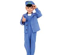 Pretend to Bee Costume da Autista di trenini, per Bambini, Set da 3 Pezzi, Multicolore, 5-7 Anni