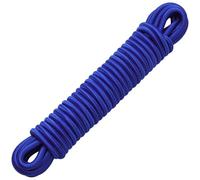 PRETEX Corda Elastica - Ø 8 mm x 10 m - Durevole per Teloni e Striscioni - Cinghia Portapacchi per Lavori Fai da Te e Imballaggio - Resiste alle Intemperie e ai Raggi UV - Blu