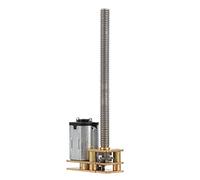 Pretfy 1024GA20 DC 6V/12V N20 Motore di Ingranaggi con Albero Filettato M4 X 55 Mm, Motore di Riduzione della Coppia Alta (6v 200 Giri/min)
