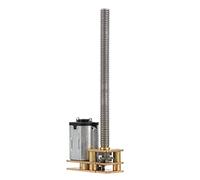 Pretfy 1024GA20 DC 6V/12V N20 Motore di Ingranaggi con Albero Filettato M4 X 55 Mm, Motore di Riduzione della Coppia Alta (6v 30 Giri/min)