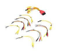 Pretfy 16pin OBD2 Diagnostico dell'adattatore Ad Aggiornamento Ad Alte Prestazioni Maschili con Connettore di Estensione Universale del Cavo dell'adattatore per Auto - Performance e Durata