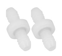 Pretfy 2 Pcs 3/8 Pollici in Plastica in Plastica a 1 Via Non Ritorno Valvola di Ritorno per Compressore d'aria, Pompa per Acquario, Gas a Carburante (CDDV6)