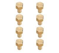 Pretfy 24 RC Hex Professional Parte Lock Auto da Dado per Accumulato Ottone per la Sostituzione Resistente Ideale - Soluzione di Grado Professionale (8 mm)